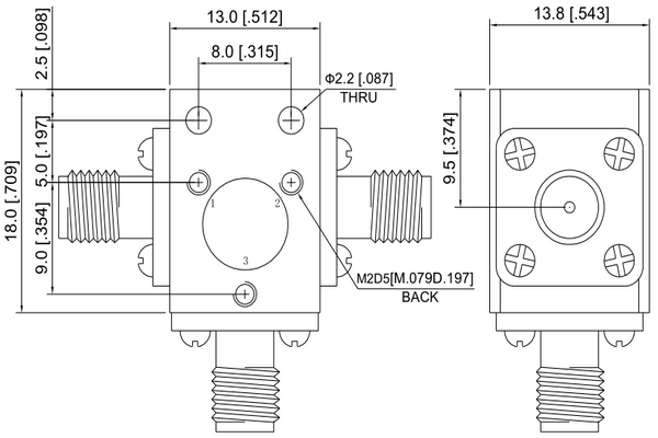 Good Quality Circulator Supplier -
 SMA High Frequency Coaxial Circulator Operating From 15-17GHz  JX-CT-15G17G-20S  – Jingxin Technology