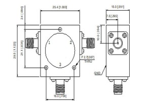 Professional China Rf Circulator Isolator -
 SMA Connector Coaxial Circulator Operating From 2300-2400MHz or 2570-2615MHz JX-CT-xxxMxxxM-23S  – Jingxin Technology