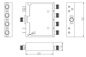 8-23GHz wisselbankfilters ondersteun vir wye oplossing