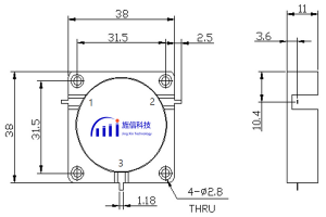 700-5000MHz JX-CT-xxxMxxxM-xN_xS నుండి పనిచేసే డ్రాప్-ఇన్ సర్క్యులేటర్