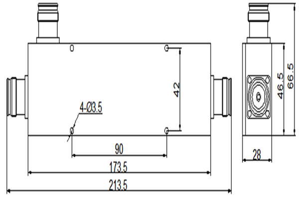 Factory Cheap Hot Cavity Directional Coupler -
 Directional Coupler Operation From 340-3800MHz JX-DC-340M3800M-4310Fx  – Jingxin Technology