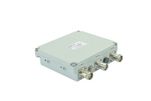 4 Ways Cavity Combiner 4.3/10-F csatlakozó 1710-2700MHz, kis beillesztési veszteség, kis térfogatú JX-CC3-1710M2700M-4310F50