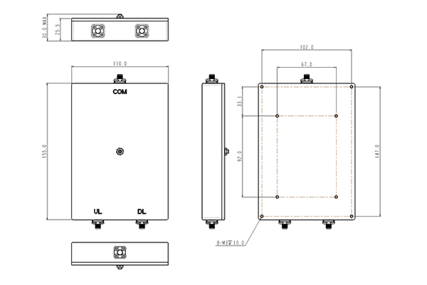 Wholesale Price Microwave Combiner -
 4 Ways Cavity Combiner SMA-F Connector 824-1990MHz Low Insertion Loss Small Volume JX-CC4-824M1990M-65BS  – Jingxin Technology