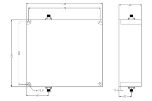 5 Ways Cavity Combiner SMA-F csatlakozó 832-2570MHz, alacsony beillesztési veszteség, kis térfogatú JX-CC5-8322570-35NS