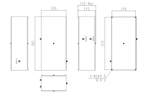 Дуплексер со двојна празнина 453-454MHz/460-462MHz/458-459MHz/465-467MHz JX-CD4-453M467M-70S