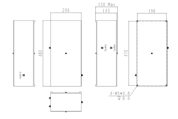 2021 wholesale price Low Band Duplexer -
 Dual Cavity Duplexer 453-454MHz/460-462MHz/458-459MHz/465-467MHz JX-CD4-453M467M-70S  – Jingxin Technology