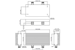 UHF Isolator NF Connector 380-420MHz JX-CI1-380420-60N