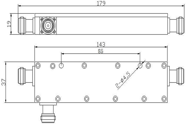 Hot New Products Directional Coupler Manufacturers -
 VHF Directional Couple from 130-180MHz JX-DC-130M180M-Nx  – Jingxin Technology