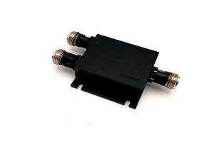 2 Ways LC Combiner NF Connector 66-470MHz Low Insertion Loss Small Volume JX-LCC2-66M520M-40N