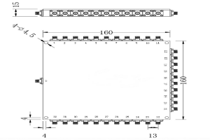 Power Divider 32 Ways 30-500MHz Low Insertion Loss JX-PD32-30M500M-18SF