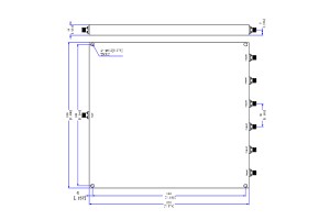 I-Power Divider 6 Izindlela Isixhumi se-SMA-F 200-800MHz JX-PD6-200M800M-18SH