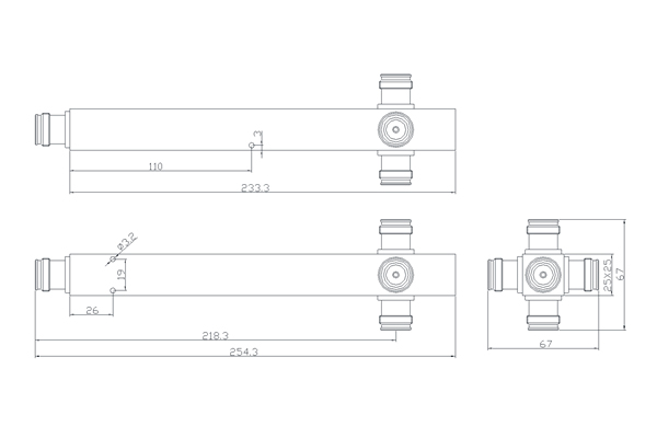 Factory Cheap Hot 5g Power Divider -
 Power Divider 4.3-10-F Connector 350-2700MHz JX-PS-4-4310  – Jingxin Technology