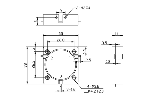 Good Quality 3ghz Isolator -
 ISOLATOR Drop-in Connector 806-815MHz Low Insertion Loss JX-TI-WG3538X-3  – Jingxin Technology