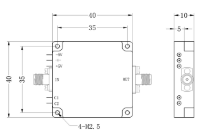 5-13GHz-ŝanĝaj bankfiltriloj