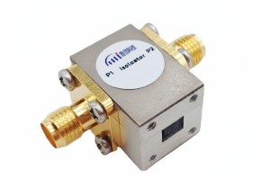 Coaxial Isolator NF/M Connector 16-17GHz Low Insertion Loss JX-TI-16G17G-23S