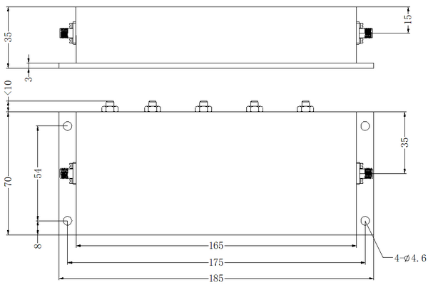 OEM/ODM Supplier Waveguide Filters -
 UHF Bandstop Filter Operating From 430-435MHz JX-BSF1-430M435M-40S  – Jingxin Technology