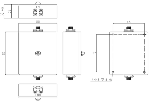 Factory Supply High Frequency Bandpass Cavity Filter -
 5G Bandpass Cavity Filter Operating From 3400-3600MHz JX-CF1-3400M3600M-45S  – Jingxin Technology