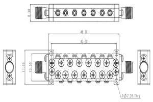 20-28GHz bandpass filter