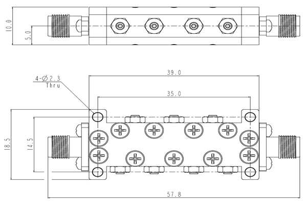 Factory wholesale Passive Rf Filter -
 High Frequency Bandpass Filter Operating From 15.9-20.1GHz JX-CF1-15.9G20.1G-50S1  – Jingxin Technology