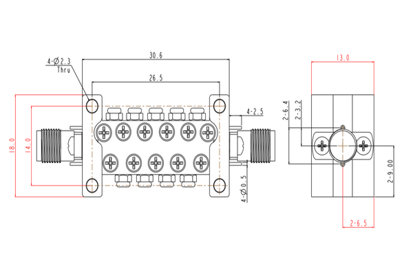 Low MOQ for Microwave Tunable Filter – High Frequency Cavity Bandpass Filter Operating From 24-40GHz JX-CF1-24G40G-9J  – Jingxin Technology